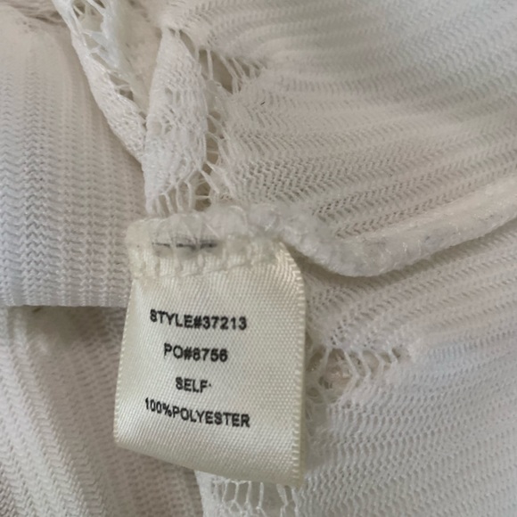 Vestique Long Sleeve Boho White Top Size Medium - Picture 17 of 17